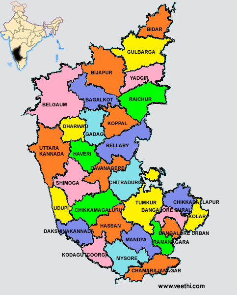 Karnataka Map